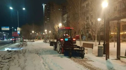 Қар күреу жұмысына 1200-ден астам арнайы техника жұмылдырылды