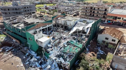 Бразилиядағы жойқын торнадодан 6 адам қаза тапты, 400-ден астам адам зардап шекті