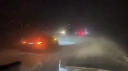 Дорогу закрыли из-за непогоды в Карагандинской области