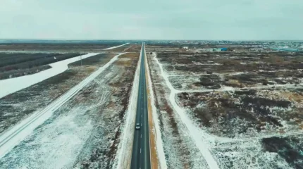 К фламинго с ветерком: отремонтирована дорога до Коргалджинского заповедника