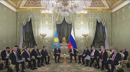 Начались переговоры Токаева и Путина в Кремле