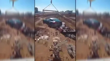 Шымкентте көпқабатты ғимараттың төбесінде дрифт жасаған көлік жүргізушісі қамауға алынды