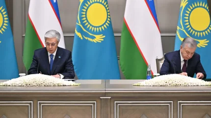 Совместное заявление сделали лидеры Казахстана и Узбекистана