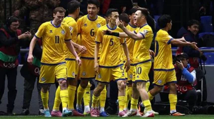 Казахстан сотворил сенсацию в матче с Бельгией