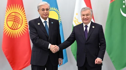 Қасым-Жомарт Тоқаев Ташкенттегі Конгресс орталыққа келді