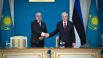 Қасым-Жомарт Тоқаев пен Алар Карис келіссөздер қорытындысы бойынша Бірлескен мәлімдеме қабылдады