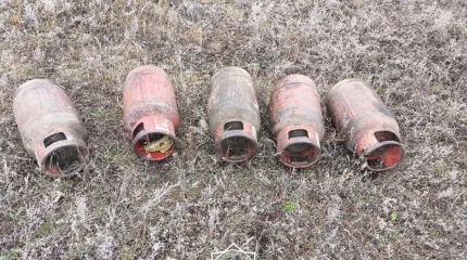 ТЖМ қызметкерлері өрт кезінде 6 газ баллонын шығарды