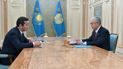 Президент Ауыл шаруашылығы министрі Айдарбек Сапаровты қабылдады