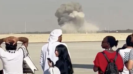 Истребитель рухнул во время авиашоу в Дубае