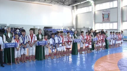 Турнир по казахской борьбе прошёл при поддержке партии «AMANAT» в Талгарском районе Алматинской области