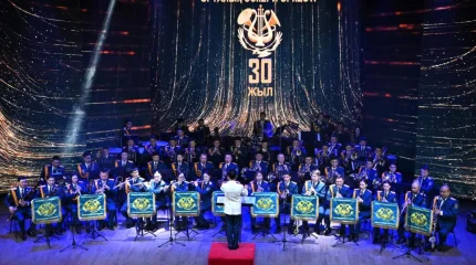 Центральный военный оркестр ВС Казахстана отметил 30-летний юбилей