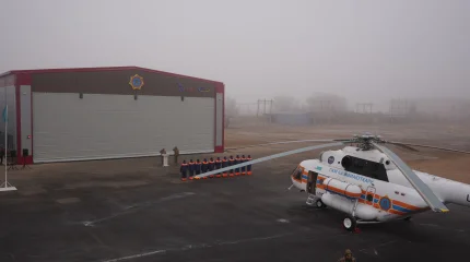 Ұлытау облысында Қазақстан ТЖМ бірінші авиациялық жасағы пайдалануға берілді