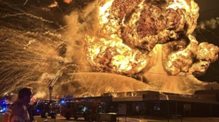 Мощный взрыв прогремел на мусороперерабатывающем заводе в Австралии