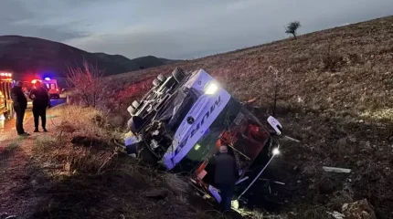 Крупная авария с автобусом произошла в Турции