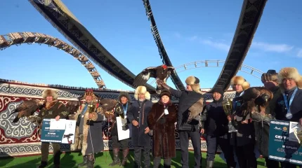 "Республиканский турнир "Абай салбурыны – 2025" собрал лучших сокольников страны