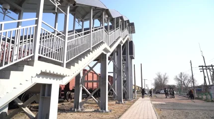 Жамбылда теміржол көпірінің жедел сатысы істен шыққан