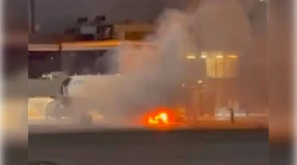 Бразилияда жолаушылар ұшағы өртенді