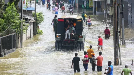 Шри-Ланкадағы су тасқынынан қаза тапқандар саны 627-ге жетті
