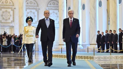 В Акорде прошла церемония встречи президента Ирана Масуда Пезешкиана (ВИДЕО)