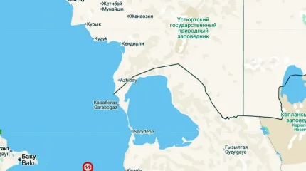 Новое землетрясение зафиксировано в Каспийском море