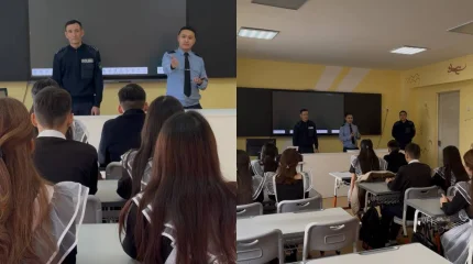 Семейде оқушыларға қауіпсіздік сабағы өткізілді