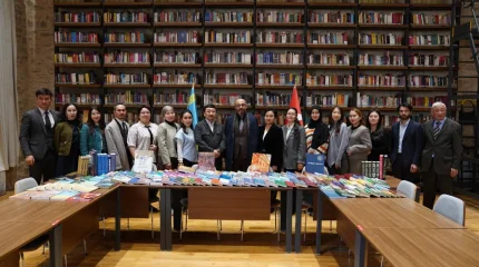 Ыстанбұлдың ең ірі кітапханасында алғаш рет Қазақстанның ғылыми-әдеби бұрышы ашылды