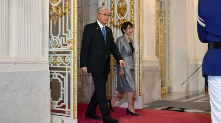 Қасым-Жомарт Тоқаев Акасака мемлекеттік сарайына келді