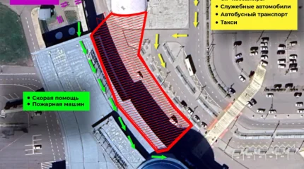 С 21 декабря изменится схема движения у Т2 из-за строительства перехода к LRT