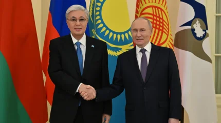 Касым-Жомарт Токаев прибыл в президентскую библиотеку в Санкт-Петербурге