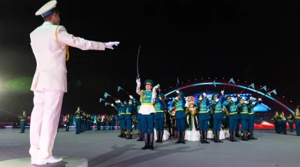 Военные музыканты Казахстана триумфально выступили на международном фестивале в Дохе
