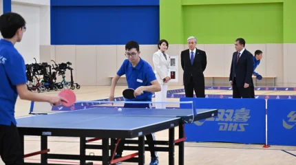 Президент Инклюзивті спорт орталығын аралап көрді
