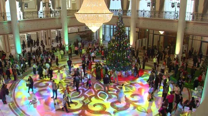 В столице 400 детей приняли участие в новогодней ёлке акима