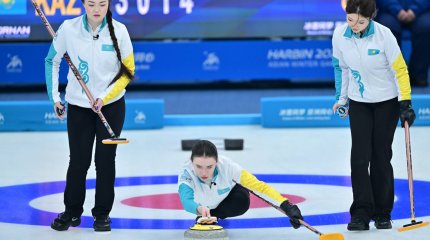 Казахстанские керлингистки разгромили Тайбэй на Азиатских играх