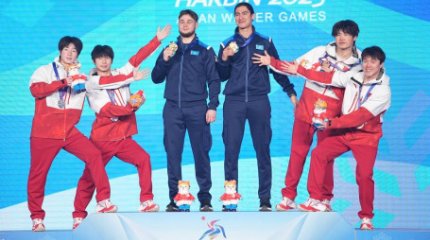 Фристайл-акробатикадан Ұлттық құрама тарихи алтын медаль жеңіп алды