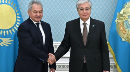 Президент Қасым-Жомарт Тоқаев Ресейдің Қауіпсіздік Кеңесінің хатшысы Сергей Шойгуды қабылдады