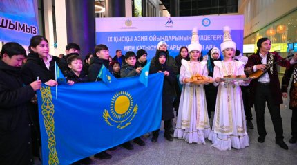 В Астане торжественно встретили призеров зимней Азиады