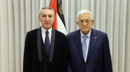 Қазақстан Елшісі Палестина президентіне сенім грамоталарын тапсырды