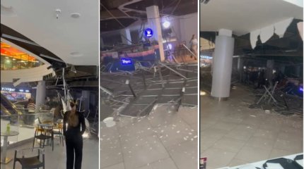 Потолок рухнул в торговом доме Экибастуза