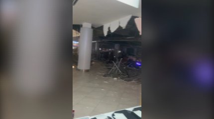 Екібастұзда сауда үйінің төбесі құлады