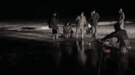 Рыбаков унесло на отколовшейся льдине в Жамбылской области