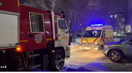 Астанада жастар музыкалық театрында өрт шығып, үш адам зардап шекті