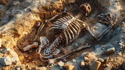 Түркістан облысында егістік алқабынан адам сүйектері табылды