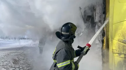 БҚО-да қағаз тиелген жүк көлігі өртеніп кетті