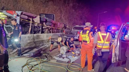 Автобус апатынан 18 адам қаза болды