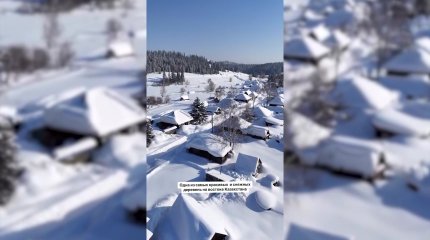 Рекордное количество снега выпало в ВКО