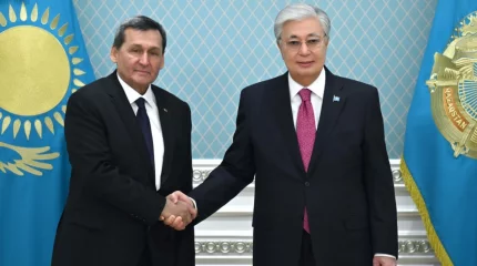 Президент Астанаға ресми сапармен келген Рашид Мередовті қабылдады