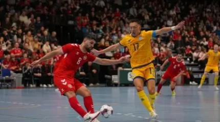 Футзалдан Қазақстан құрамасы Данияны ірі есеппен жеңді