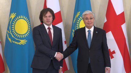 Касым-Жомарт Токаев провел переговоры с Премьер-министром Грузии Ираклием Кобахидзе