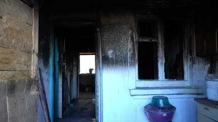 Павлодарда өрттен зардап шеккен адамның жағдайы ауыр