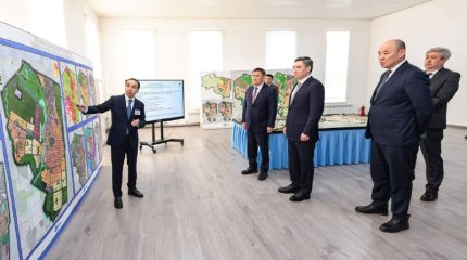 Олжас Бектенов ознакомился с генеральным планом Косшы и строительством новой многопрофильной больницы